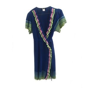 Nanette Lepore Blue Wrap Dress
